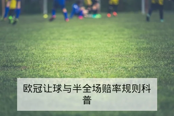 竞彩半全场与总进球盘口术语及风险提示
